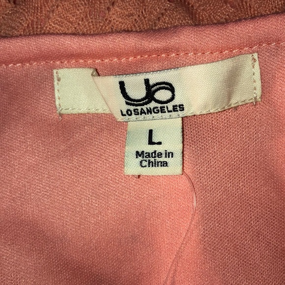 Ya Los Angeles Peach Dress. L - Picture 6 of 7